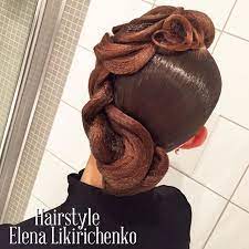 Hairstyle For Beauty Louisemarkhus On Christmasdance2016 By Stilist Elena Likirichenko Elenaklli Dance Hairstyles Ballroom Competition Hair Competition Hair