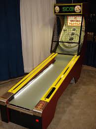 Skeeball In The Entertainment Game Room Yeah That Ll Happen Next To The Air Hockey Table Game Room Arcade Room Game Room Family