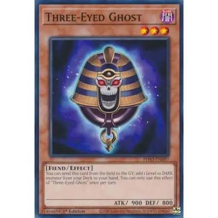 YuGiOh Trading Card Game Phantom Nightmare Single Card Common Three-Eyed  Ghost PHNI-EN097 - ToyWiz