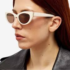 YSL SAINT LAURENT Sunglasses SL M115 Ivory Brown WomenNEW Accessories