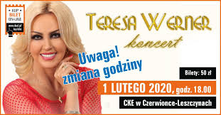 W stanach zjednoczonych, w nowojorskich carnegie hall i na broadwayu. Cke Czerwionka Leszczyny Teresa Werner Koncert 1 Lutego Iknw Iknurow Pl