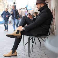 Check spelling or type a new query. Serfan Chelsea Boot Men Suede Beige Black