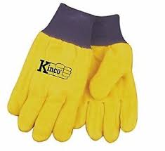 Details About Kinco 816 Chore Yellow 16oz Cotton Fleece Work Gloves Size Xl Farm Home