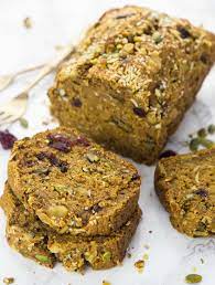 Twenty four grains & seeds. Vegan Pumpkin Bread Vegan Heaven