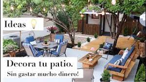 Si no tienes una casa tan grande y tienes un patio pequeño, de todos modos puedas construir una. Ideas Como Decorar Tu Patio Makeover Youtube