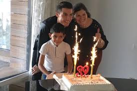 €45.00m* feb 5, 1985 in funchal, portugal. Cristiano Ronaldo Celebrates 32nd Birthday With Mum And Son After Real Madrid Game Postponed Mirror Online