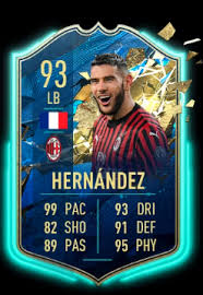Player stats of theo hernández (ac mailand) goals assists matches played all performance data. Theo Hernandez Tots Fifa