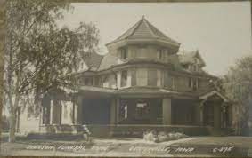 Johnson Funeral Home Postcard Centerville Iowa Funeral Home Funeral Postcard