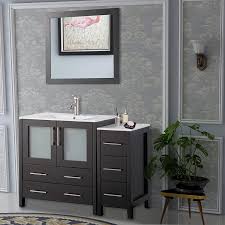 Warehouse direct usa offers huge variety of color, style, brands, in bathroom vanities like bathtubs, showers, cabinets, sinks, and mirrors. Bathroom Vanities Vanity Art 96 Inch Double Sink Modern Bathroom Vanity Set With Compact 2 Shelf Va3030 96 E White Ceramic Top Bathroom Cabinet With Free Mirror 13 Drawer Kitchen Bath Fixtures