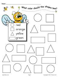 Maybe you would like to learn more about one of these? 6 Bee Themed Shapes Coloring Pages Supplyme