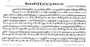 Indifference Valse Musette Spartito Indifference Soloing Sheet Music