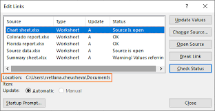 How To Find Links In Excel And Break External Links