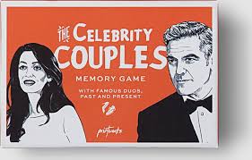 Hollywood is full of perfect pairs: Printworks Celebrity Couples Memory Game Interismo Online Shop Global