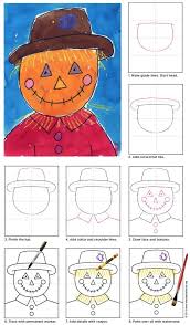 Draw A Scarecrow Face Art Projects For Kids Halloween Art Projects Classroom Art Projects Kids Art Projects About 0% of these are resin crafts, 0% are a wide variety of scarecrow cartoons options are available to you, such as material, use, and theme. draw a scarecrow face art projects