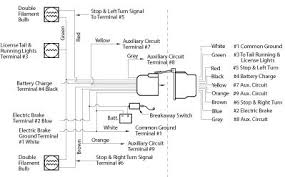 The additional wire is tapped into the backup lights to disengage the trailer's brakes when the vehicle is reversing. Electric Trailer Brake Wiring Diagram