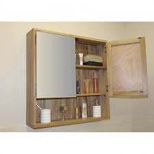 Solid Light Oak Bathroom Cabinet Storage Unit Click Oak