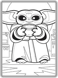 Baby yoda coloring pages, this is a digital copy that you can print and color at home for multiple uses. New Baby Yoda Coloring Book Is Free To Download Right Now