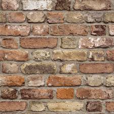 Vliestapete Bruchstein Ziegelstein Terra Braun Steintapete Ziegelsteine Backstein Tapete