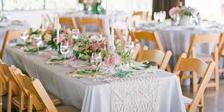 More images for black tablecloths on boho wedding tables » These Statement Linens Will Take Your Wedding Reception To The Next Level Martha Stewart