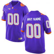 That's going to clash with our new purple chrome helmets*** 3. S 3xl Football Clemson Tigers 00 Stitched Men S Purple Customized Jersey Clemson Tigers Custom Jersey