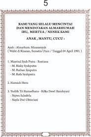 Canda, tangis, ketawa, duka (2009) 3 diva semua jadi satu (2006) 3 diva (2008) filmografi televisi jendela rumah kita (1992) none (1993) si cemplon (1994) tantangan (1995) saat memberi saat menerima (1995) istana impian. Contoh Isi Dan Kata Kata Buku Yasin Nada Percetakan Rawamangun
