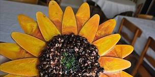 Sunflower cheeseboard or sign