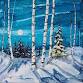 Alcohol Ink on Tile:Winter Birch event image