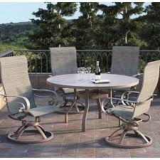 Homecrest outdoor living offers over 20 collections in our casual outdoor furniture line. Seasonal Concepts Emory Aluminum Sling High Back Dining Set By Homecrest Seasonal Concepts