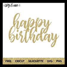 Click here to check them out! Happy Birthday Cake Topper Svg Me
