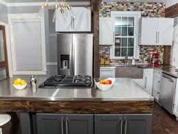 contemporary meets rustic kitchen hgtv