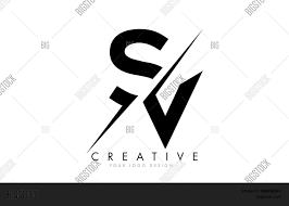 This is used as an international standard for shipping to el salvador. Sv S V Letter Logo Vector Photo Free Trial Bigstock