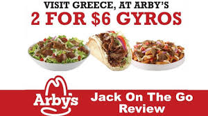 Arbys Greek Gyro Review Jack On The Go In 2019 Greek