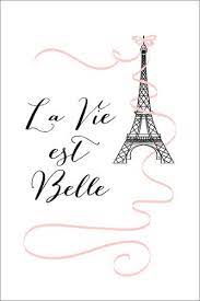 Eiffel Tower Paris Quote By Martina Illustration As A Print Or Poster Posterlounge