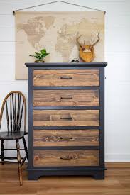 How To Create A Two Tone Effect Fusion Mineral Paint Diy Dresser Makeover Furniture Makeover Rustic Dresser