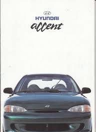 Request a dealer quote or view used cars at msn autos. Abfahren Hyundai Accent 1996 Prospekt Broschure Histoquariat