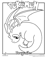 Opens in a new window; Dragonite Pokemon Coloring Page Woo Jr Kids Activities