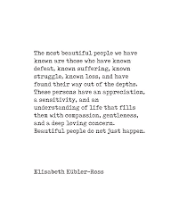 The Most Beautiful People Elisabeth Kubler Ross Quote Minimal Typewriter Print Inspiring Digital Art By Studio Grafiikka