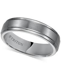 Triton Men S Tungsten Carbide Ring 6mm Comfort Fit Wedding Band Reviews Rings Jewelry Watches Macy S In 2021 Tungsten Wedding Bands Mens Wedding Rings Tungsten Carbide Rings