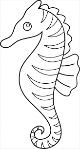 Seahorse coloring page seahorse coloring page. Cute Seahorse Coloring Pages Novocom Top