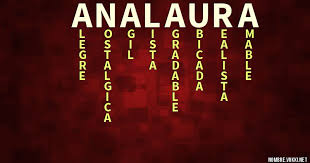 Que Significa Ana Laura