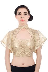 Black Boat Neck Net Tops Golden Blouse In Net With Umbrella Sleeves Golden Blouse Saree Blouses Online Saree Blouse