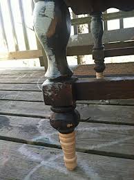 Starting as a 60 tube, these legs can be left alone or cut to fit even the most obscure applications, making them perfect for any commercial or residential project. How To Make A Table Taller Brush Strokes And A Union Jack End Table Shades Of Blue Interiors Diy Kitchen Table Table Makeover Kitchen Furniture Table