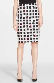 Black And White Checkered Pencil Skirt Kate Spade New York Abstract Sweets Pencil Skirt Nordstrom Skirt Fashion Fashion Clothes For Women