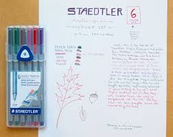 Pen Review Staedtler Triplus Fineliner Nature Colors 6 Colors Set Staedtler Triplus Fineliner Staedtler Color Set