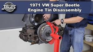 Parts of cooling system, engine side. Jbugs 1971 Vw Super Beetle Engine Tin Disassembly Youtube
