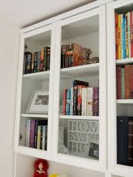 How To Make The Almost Extinct 97x40cm Oxberg Glass Doors Ikea Hackers Bookcase With Glass Doors Bookcase Glass Door