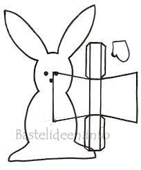 Auf dieser seite findest du viele hübsche anleitungen und idee für bunte osternester aus verschienen materialien. Osterbasteleien Kostenlose Bastelvorlage Osterhase Mit Korb
