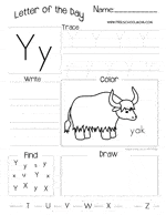 letter y preschool printables preschool mom
