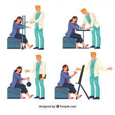 Download Assortment Of Four Physiotherapy Exercises For Free Physiotherapy Exercises Physiotherapy Medical Business Card