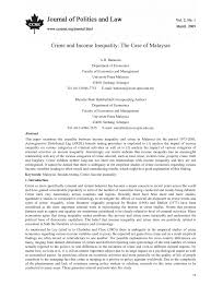 In terms of the reasons for low petty and violent crime in japan are the relative lack of inequality in. Pdf Crime And Income Inequality The Case Of Malaysia